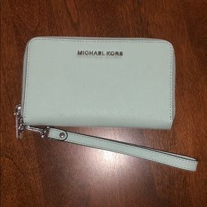 Light blue Michael Kors wallet